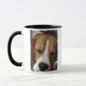 SchlafenBeagle-Kaffee-Tasse Tasse (Links)
