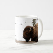 Schlafenbison-Tasse Kaffeetasse (VorderseiteRechts)