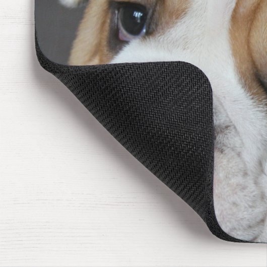 Schlafenbulldoggen-Mausunterlage Mousepad (Ecke)