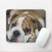 Schlafenbulldoggen-Mausunterlage Mousepad (Mit Mouse)