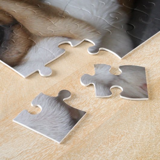 Schlafenbulldoggen-Puzzlespiel Puzzle (Seite)