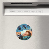Schlafend in den Schwertlilien Magnet (In Situ (Geschirrspüler))