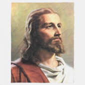 SCHLAFEND mit JESUS Fleecedecke (Vorderseite)