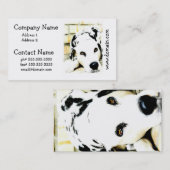 SchlafenDalmatiner-Geschäfts-Karten Visitenkarte (Vorne/Hinten)