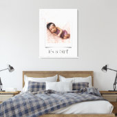 Schlafende Baby-Leinwand Leinwanddruck (Insitu (Schlafzimmer))