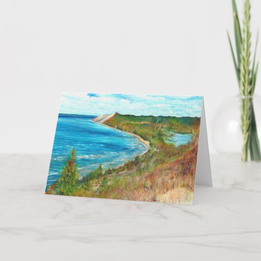 Schlafende Bären Dunes Lakeshore Michigan Beach Einladung (Vorderseite)