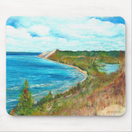 Schlafende Bären Dunes Lakeshore Michigan Beach Mousepad