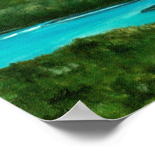 Schlafende Bärenduschen zeichnen | Poster (Ecke)