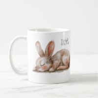 Schlafende Bunny Neutral Farben