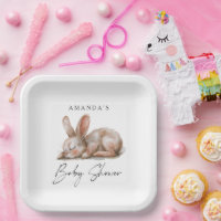 Schlafende Bunny Neutral Farben Vielen Dank