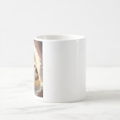 Schlafende Calico Katze, cuye Cat Nickerchen Kaffeetasse (Mittel)
