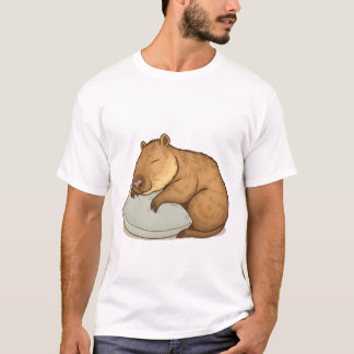 Schlafende Capybara Sleepybara T-Shirt