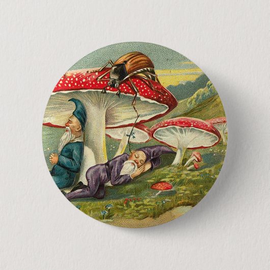 Schlafende Elfen Button (Vorderseite)