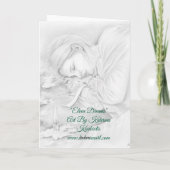 Schlafende Elfen Träume Karte (Rückseite)