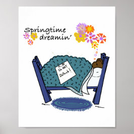 Schlafende Erde träumen vom Frühling Poster