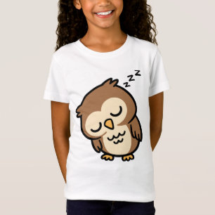 Schlafende Eule T-Shirt