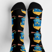Schlafende Eule Thunder_Cove Socken (Oben)