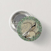 Schlafende Fauna Abzeichen Button (Vorne & Hinten)
