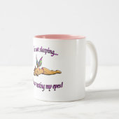 Schlafende Fee Zweifarbige Tasse (VorderseiteRechts)