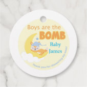 Schlafende Fox Boys sind die Bombenfavorit-Markier Geschenkanhänger (Vorderseite)