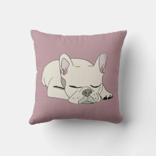 Schlafende Französische Bulldogge Kissen
