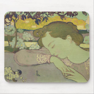 Schlafende Frau, 1892 Mousepad