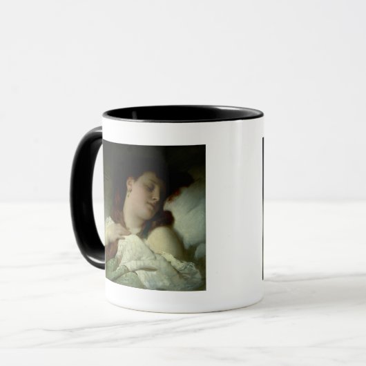 Schlafende Frau Tasse (Vorderseite Links)