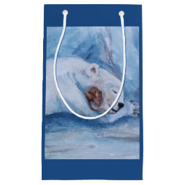 Schlafende Freunde Bär und Maus Kleine Geschenktüte