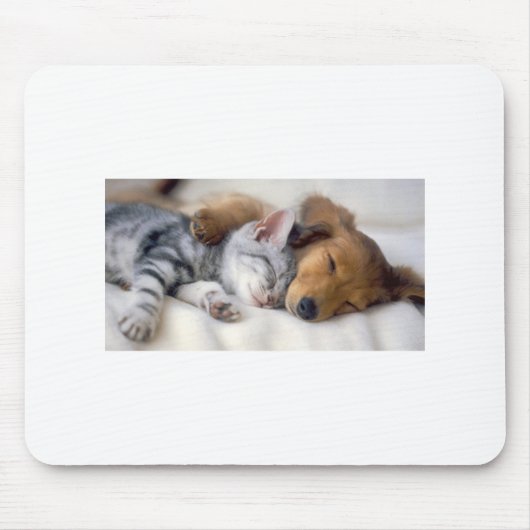 Schlafende Freunde Mousepad (Vorne)