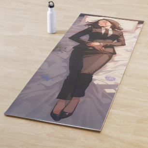 Schlafende Geschäftsfrau Anime Yogamatte