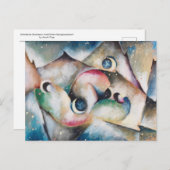 Schlafende Gestaltenin Nachflicher von Arnold Topp Postkarte (Vorne/Hinten)