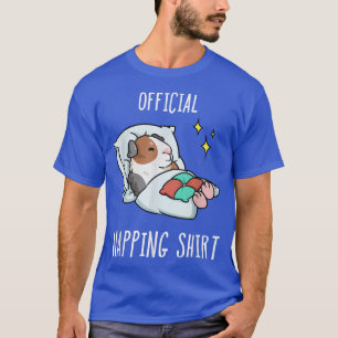 Schlafende Guinea Schweine Pajamas Schlaf T-Shirt