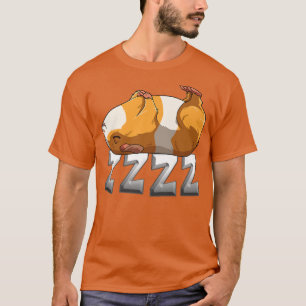 Schlafende Guinea Schweinefleisch für einen Züchti T-Shirt