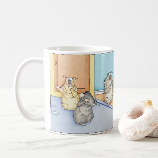 Schlafende Hamster Kaffeetasse (Mit Donut)