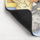 Schlafende Hamster Mousepad (Ecke)