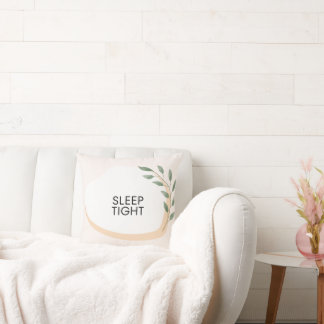 "Schlafende, helle Kissendecke mit Minimalistische Kissen