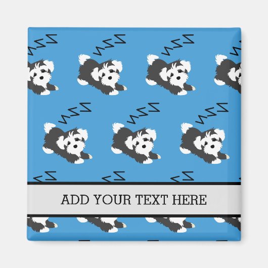 Schlafende Hunde Hunde Tiere Lover ZZZ Hauseigentü Magnet (Vorne)