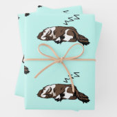 Schlafende Hunde ZZZ Cocker Spaniel Haustiere Besi Geschenkpapier Set (Beispiel)