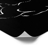 Schlafende Katze. Abbildung Poster (Ecke)