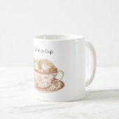 Schlafende Katze in einer Tasse (VorderseiteRechts)