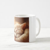 Schlafende Katze Kaffeetasse (VorderseiteRechts)