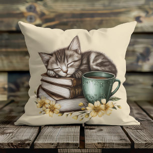 Schlafende Katze Kostbare Katze Kissen