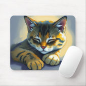 Schlafende Katze Mousepad (Mit Mouse)
