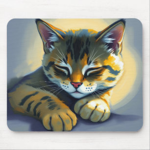 Schlafende Katze Mousepad