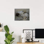 Schlafende Katze Poster (Heimbüro)