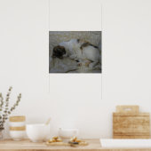 Schlafende Katze Poster (Küche)