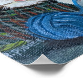 Schlafende Katze Poster (Ecke)