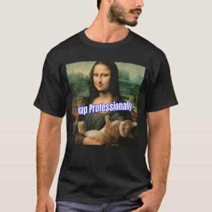 Schlafende Katze Professionell – Die Kuschelige Ge T-Shirt