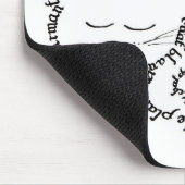 Schlafende Katze, reizende Katze Mousepad (Ecke)