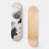 Schlafende Katze Skateboard (Vorderseite)